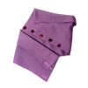 purple scarf buttons