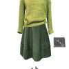 outfit skirt green