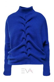 siltas stilingas megztinis cobalt